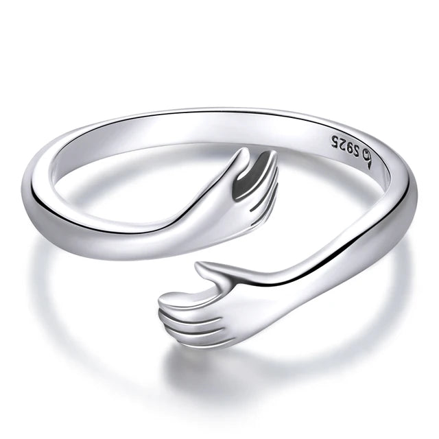 Sterling Zilver Krullende ring